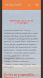 Mobile Screenshot of lecrigraphe.com