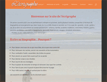 Tablet Screenshot of lecrigraphe.com